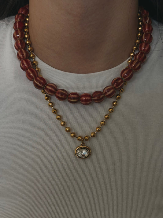 CORAL NECKLACE